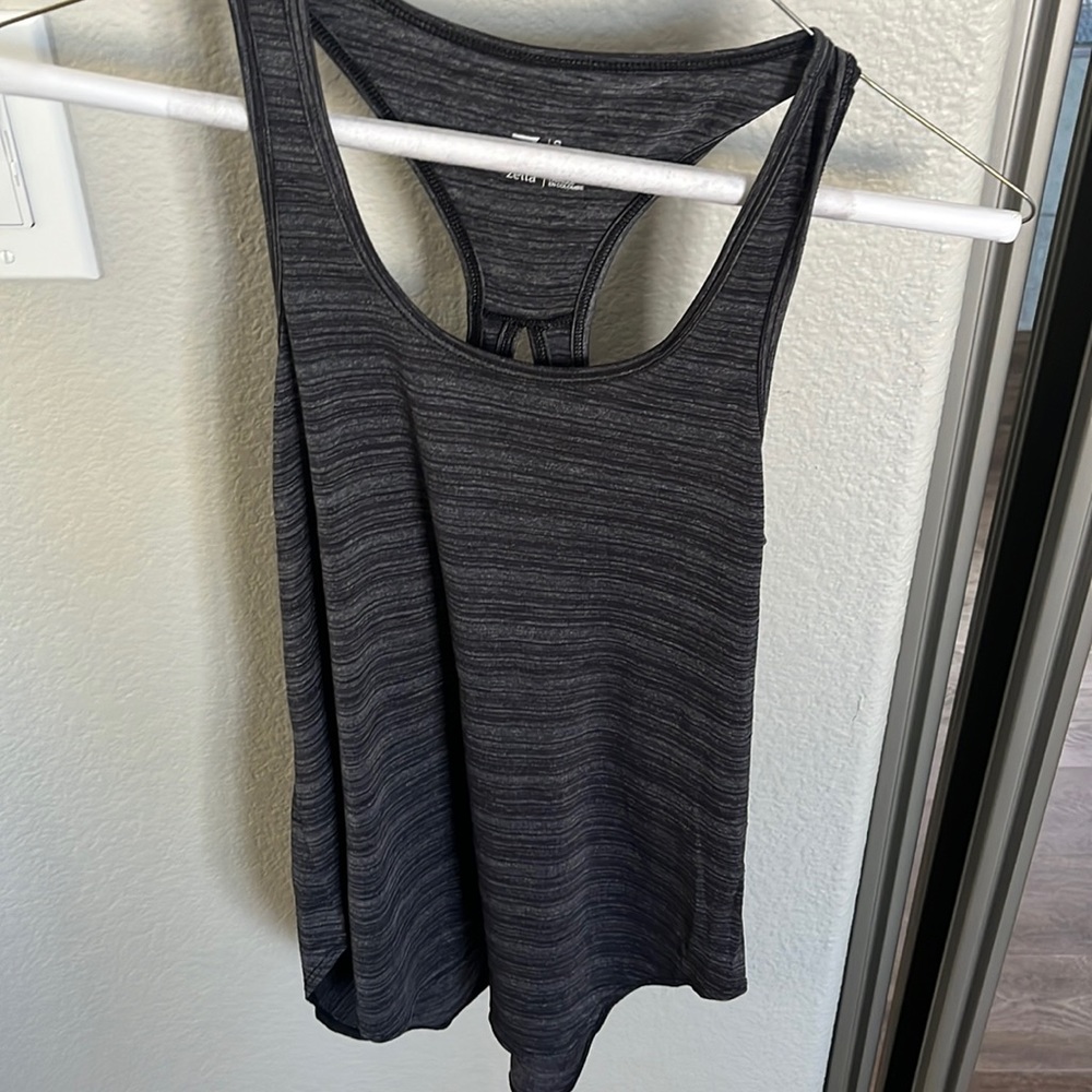 Grey workout tank